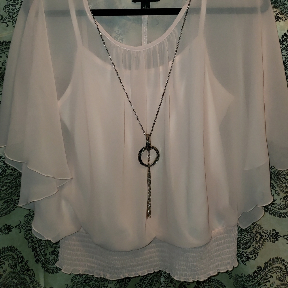 Dress Shirt with built in Cami